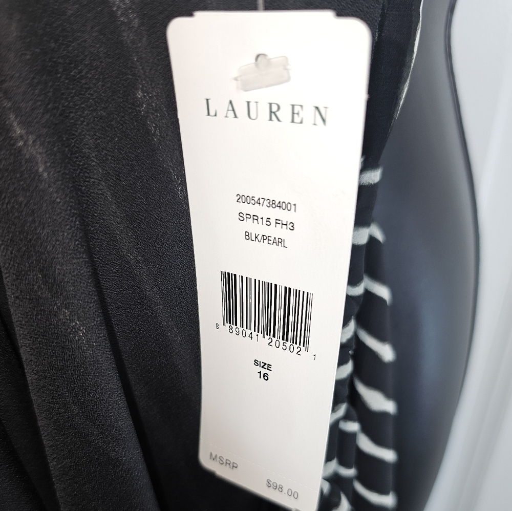 Lauren Ralph Lauren Sleeveless Halter Top Women's Size 16 ✨️NWT✨️ - Picture 4 of 5